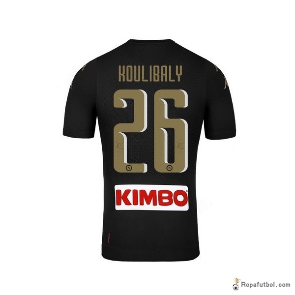 Camiseta Napoli Replica Tercera Ropa Koulibaly 2016/17 Negro